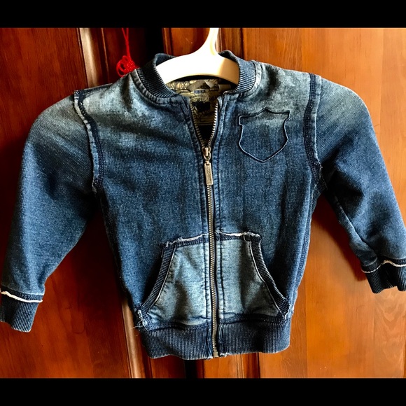 Sarabanda Demin Wash Moto Jacket Sz 24mo - Picture 6 of 7